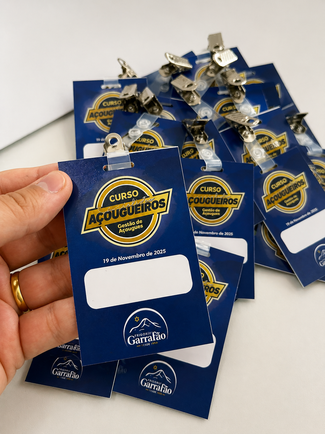Imagem de Crachás personalizados no pvc