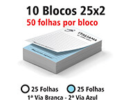 BLOCO APERGAMINHADO - 75g | 1X0 - 500 unidades | AP2258