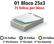 BLOCO APERGAMINHADO - 75g | 1X0 - 75 unidades | AP3251