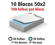 BLOCO APERGAMINHADO - 75g | 1X0 - 1000 unidades | AP2753