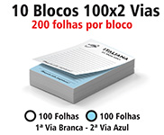 BLOCO APERGAMINHADO - 75g | 1X0 - 2000 unidades | AP27538