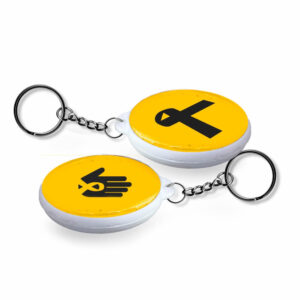 BOTTONS PERSONALIZADOS DUPLA FACE E CHAVEIRO - ARTE AP - 10g | 4X4 - 100 unidades | ARTEAP025