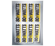 ADESIVO METALIZADO VINIL SEM TINTA BRANCA - 120g | 4X0 - 1 unidade | AVP1C0