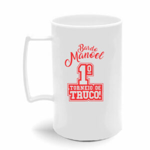 CANECA DE CHOPP DE 300ML DE COR LEITOSA - 10g | 1X0 - 100 unidades | BAUER0002