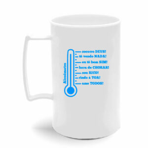 CANECA DE CHOPP DE 300ML DE COR LEITOSA - 10g | 1X0 - 1000 unidades | BAUER0005