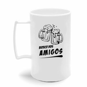 CANECA DE CHOPP DE 300ML DE COR LEITOSA - 10g | 1X0 - 3000 unidades | BAUER0006