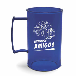 CANECA DE CHOPP DE 300ML DE COR TRANSPARENTE - 10g | 1X0 - 50 unidades | BAUER0007