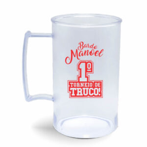 CANECA DE CHOPP DE 300ML DE COR TRANSPARENTE - 10g | 1X0 - 300 unidades | BAUER0015