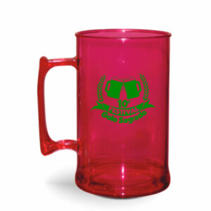 CANECA DE CHOPP DE 300ML DE COR TRANSPARENTE - 10g | 1X0 - 100 unidades | BAUER0032