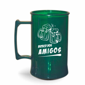CANECA DE CHOPP DE 450ML DE COR TRANSPARENTE - 10g | 1X0 - 100 unidades | BAUER0086