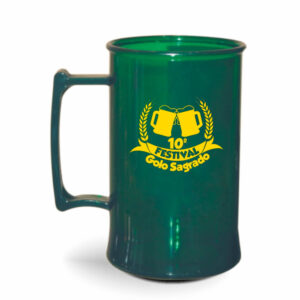 CANECA DE CHOPP DE 450ML DE COR TRANSPARENTE - 10g | 1X0 - 300 unidades | BAUER0087