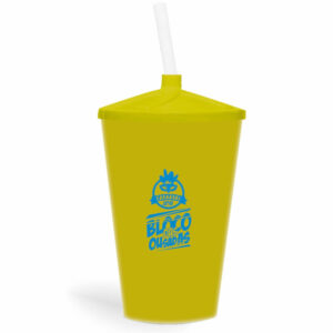 COPO TWISTER DE 600ML DE COR LEITOSA COM CANUDO TRANSPARENTE - 10g | 1X0 - 300 unidades | BAUER0315