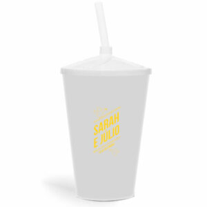 COPO TWISTER DE 600ML DE COR LEITOSA COM CANUDO TRANSPARENTE - 10g | 1X0 - 1000 unidades | BAUER0329