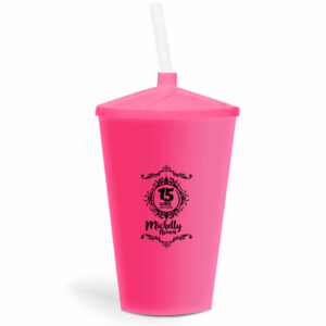 COPO TWISTER DE 600ML DE COR LEITOSA COM CANUDO TRANSPARENTE - 10g | 1X0 - 50 unidades | BAUER0343