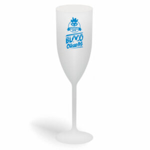 TAÇA DE CHAMPANHE DE 180ML DE COR LEITOSA - 10g | 1X0 - 50 unidades | BAUER0355