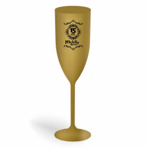 TAÇA DE CHAMPANHE DE 180ML DE COR LEITOSA - 10g | 1X0 - 300 unidades | BAUER0363