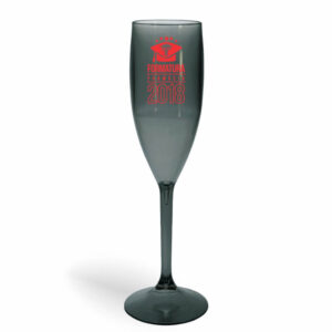 TAÇA DE CHAMPANHE DE 180ML DE COR TRANSPARENTE - 10g | 1X0 - 100 unidades | BAUER0386