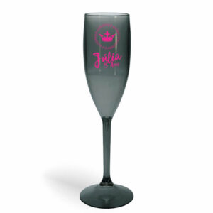 TAÇA DE CHAMPANHE DE 180ML DE COR TRANSPARENTE - 10g | 1X0 - 500 unidades | BAUER0388