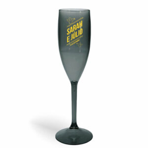 TAÇA DE CHAMPANHE DE 180ML DE COR TRANSPARENTE - 10g | 1X0 - 1000 unidades | BAUER0389