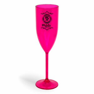 TAÇA DE CHAMPANHE DE 180ML DE COR TRANSPARENTE - 10g | 1X0 - 300 unidades | BAUER0393