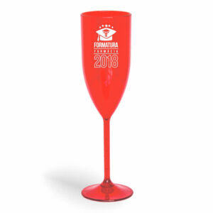 TAÇA DE CHAMPANHE DE 180ML DE COR TRANSPARENTE - 10g | 1X0 - 100 unidades | BAUER0404