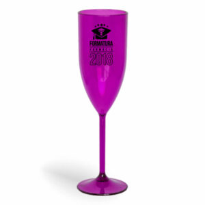 TAÇA DE CHAMPANHE DE 180ML DE COR TRANSPARENTE - 10g | 1X0 - 100 unidades | BAUER0410