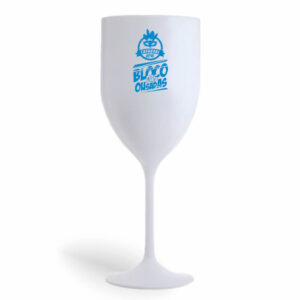 TAÇA DE VINHO DE 330ML DE COR LEITOSA - 10g | 1X0 - 50 unidades | BAUER0427