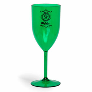 TAÇA DE VINHO DE 330ML DE COR TRANSPARENTE - 10g | 1X0 - 300 unidades | BAUER0453