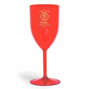 TAÇA DE VINHO DE 330ML DE COR TRANSPARENTE - 10g | 1X0 - 300 unidades | BAUER0459