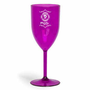 TAÇA DE VINHO DE 330ML DE COR TRANSPARENTE - 10g | 1X0 - 300 unidades | BAUER0471