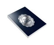 CADERNETA - CAPA BROCHURA E COLA COUCHÊ 250G - MIOLO AP 75G - 250g | 4X0 - 50 unidades | CBHS5