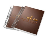 CADERNETA-CAPA DURA COUCHÊ 150G E PARANÁ- WIREO-MIOLO AP 75G - 150g | 4X0 - 20 unidades | CCHS20