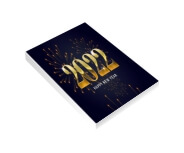 CADERNETA - CAPA BROCHURA E COLA COUCHÊ 250G - MIOLO AP 75G - 250g | 4X0 - 20 unidades | CD2HS20