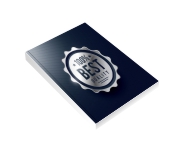 CADERNETA - CAPA BROCHURA E COLA COUCHÊ 250G - MIOLO AP 75G - 250g | 4X0 - 20 unidades | CD3HS20