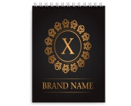 CADERNETA- CAPA MALEÁVEL COUCHÊ 250G - WIRE O - MIOLO AP 75G - 150g | 4X0 - 96 unidades | CD5HS100