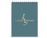 CADERNETA- CAPA MALEÁVEL COUCHÊ 250G - WIRE O - MIOLO AP 75G - 150g | 4X0 - 48 unidades | CD5HS50