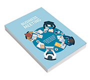 CADERNETA - CAPA BROCHURA E COLA COUCHÊ 300G - MIOLO AP 75G - 300g | 4X0 - 50 unidades | CDC5050C