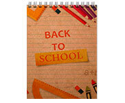 CADERNETA - CAPA MALEÁVEL KRAFT 250G - WIRE O - MIOLO AP 75G - 250g | 4X0 - 20 unidades | CDK01B