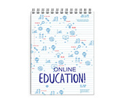 CADERNETA- CAPA MALEÁVEL COUCHÊ 250G - WIRE O - MIOLO AP 75G - 150g | 4X0 - 16 unidades | CDR20C