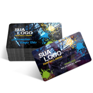 CARTAO FIDELIDADE PLASTICO COMPACTO - 50g | 4X4 - 25 unidades | CF09