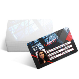 CARTAO FIDELIDADE PLASTICO COMPACTO - 75g | 4X0 - 250 unidades | CF34