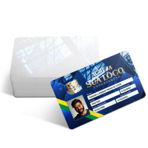 CARTAO FIDELIDADE PLASTICO COMPACTO - 75g | 4X0 - 500 unidades | CF37