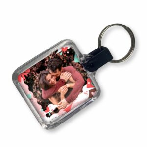 CHAVEIRO DE ACRÍLICO COM FOTO E PRESILHA - 5g | 4X4 - 10 unidades | CHACR0001