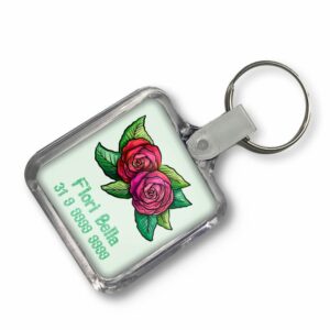 CHAVEIRO DE ACRÍLICO COM FOTO E PRESILHA - 5g | 4X4 - 250 unidades | CHACR0012