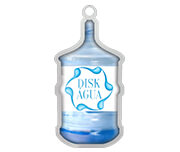 CHAVEIRO METAL RESINADO CHAPINHA GALAO DE AGUA - 10g | 4X0 - 10 unidades | CHGA10