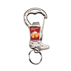 CHAVEIRO METAL RESINADO ABRIDOR BOTINHA - 10g | 4X4 - 50 unidades | CHRAB50