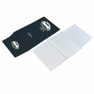 PORTA DOCUMENTO TRIPLO-PVC FLEXÍVEL 0,2MM - FORRO EM PAPELÃO - 2g | 1X0 - 100 unidades | CONDO0017