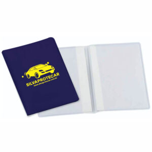 PORTA DOCUMENTO DUPLO- PVC FLEXÍVEL 0,2MM - FORRO EM PAPELÃO - 2g | 1X0 - 200 unidades | CONDO0031