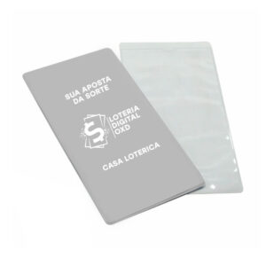 PORTA VOLANTE DE LOTERIA-PVC FLEXÍVEL 0,2M-FORRO EM PAPELÃO - 2g | 1X0 - 200 unidades | CONDO0044