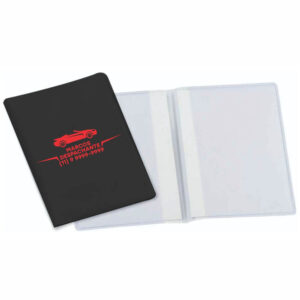 PORTA DOCUMENTO DUPLO- PVC FLEXÍVEL 0,2MM - FORRO EM PAPELÃO - 2g | 1X0 - 300 unidades | CONDO0055